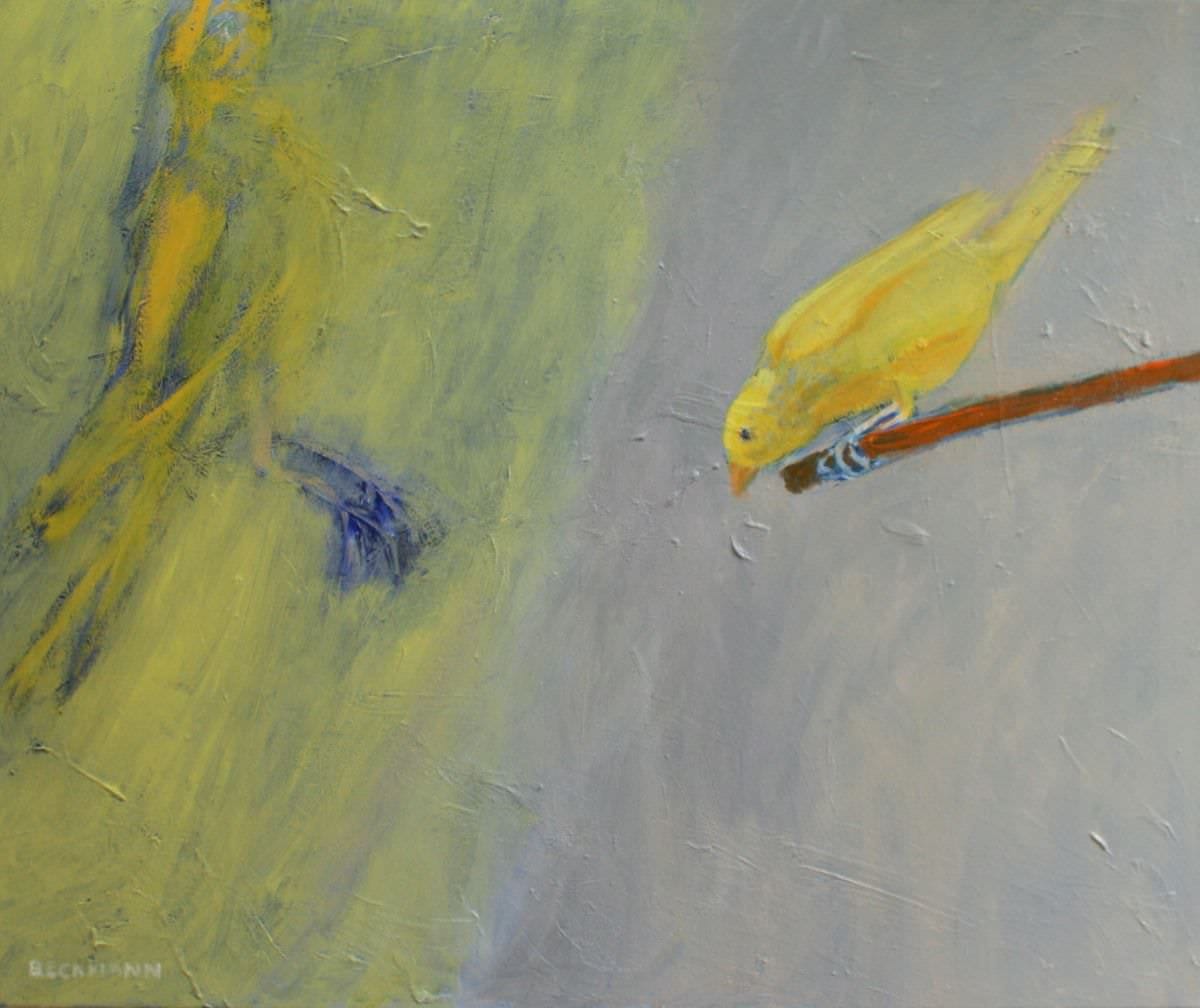 Sabine Beckmann, Ascension 3, oil on linen, 100 x 120 cm, 2009
