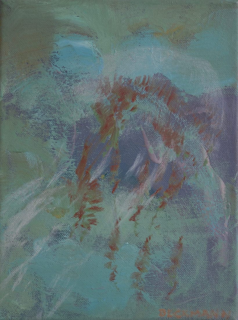 Sabine Beckmann, Sea Ghosts, 24 x 18 cm, oil on linen, 2017